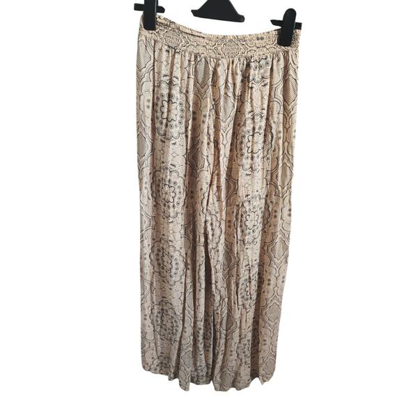 Eloise Bohemian Wide Pants Peach Womens Size Medium - Picture 3 of 7